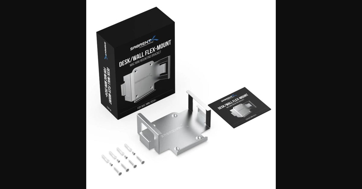 Mac mini (2024) Flexible Desk/Wall Mount