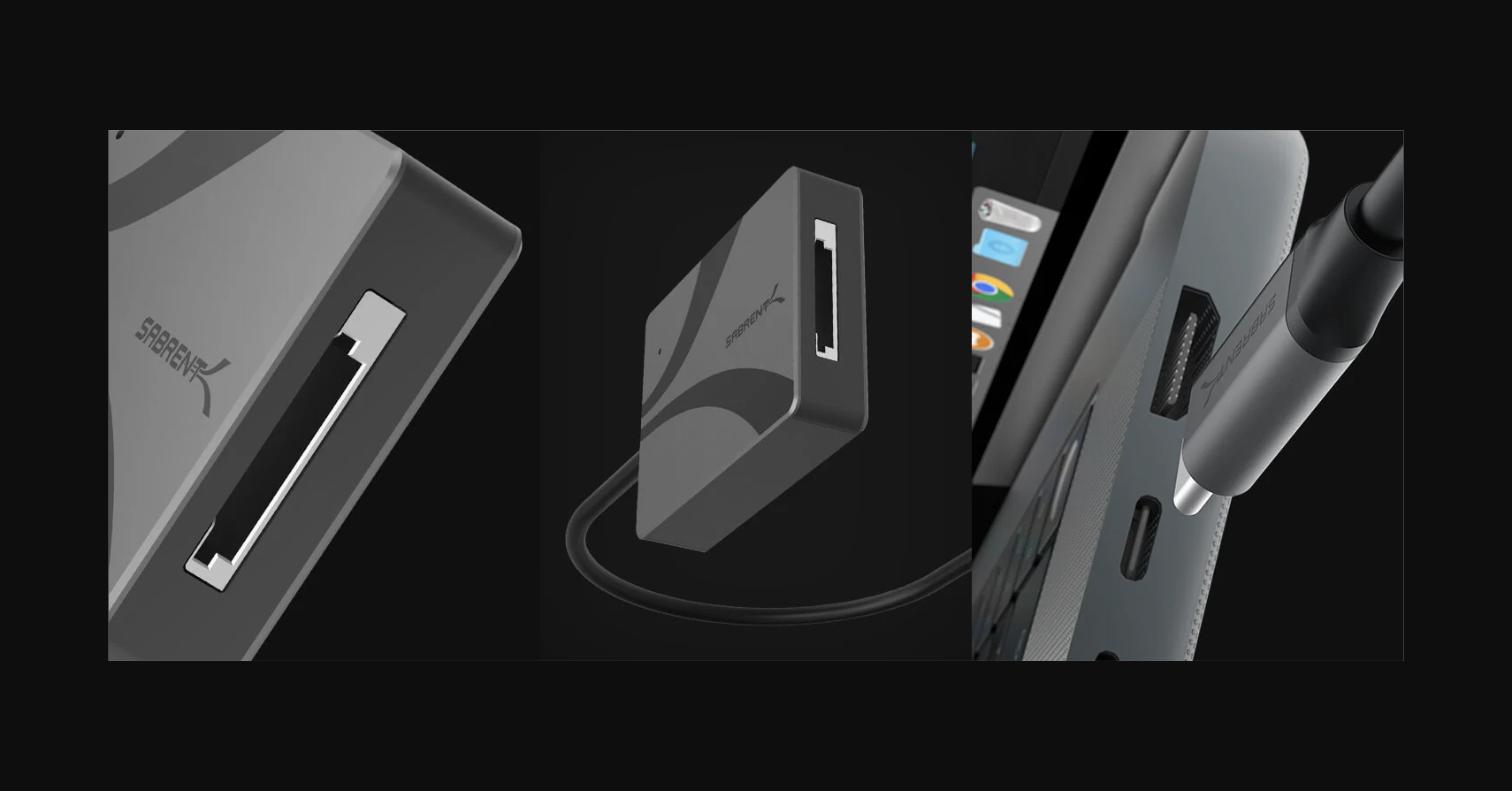 USB Type C CFexpress Type A Card Reader