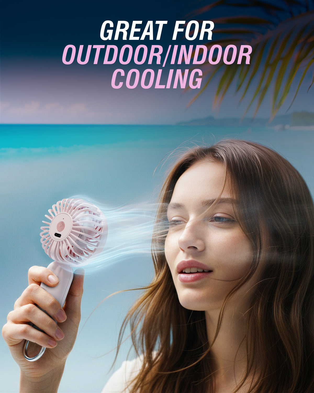 ChillyPop Mini Portable Fan with Hanger