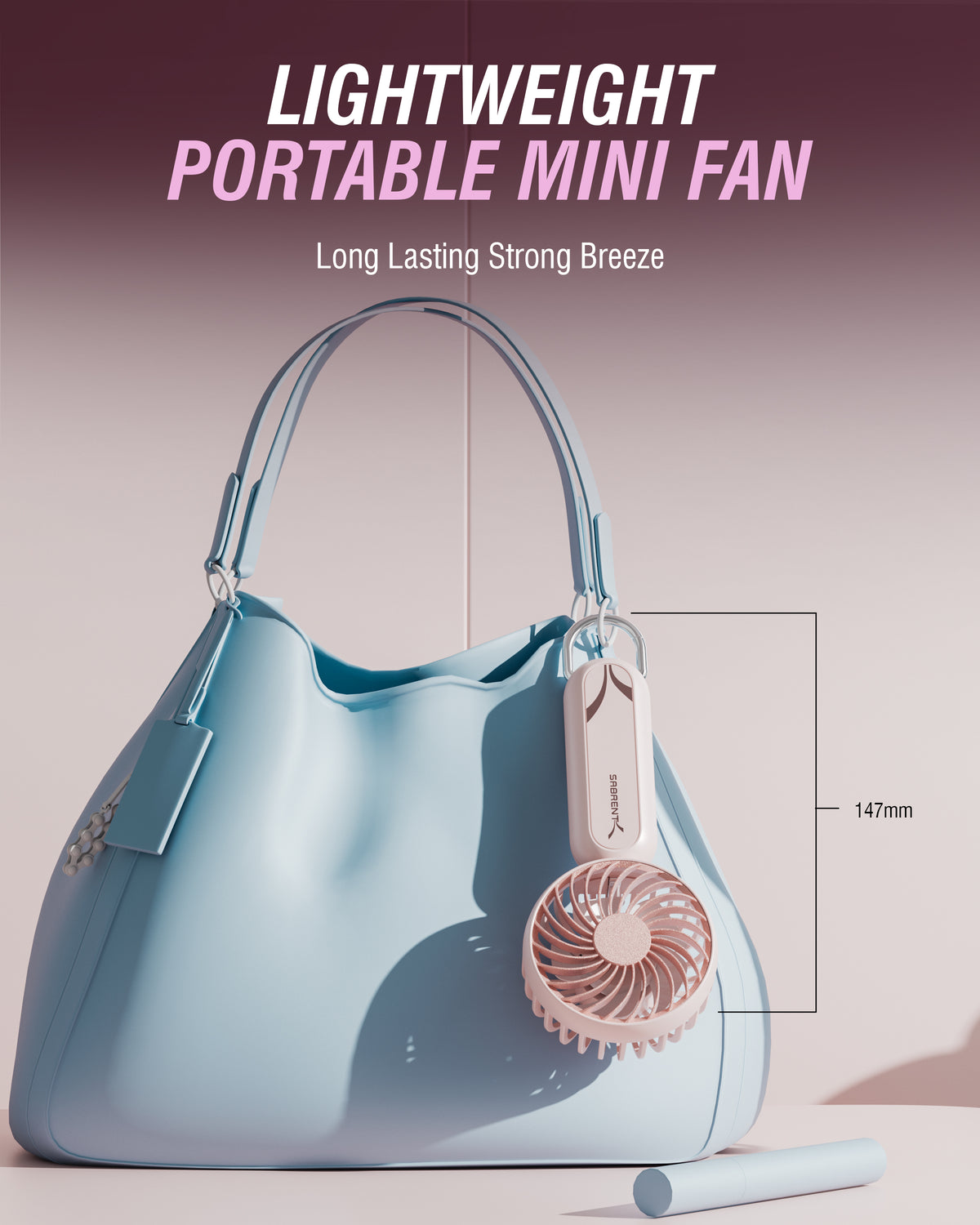 ChillyPop Mini Portable Fan with Hanger