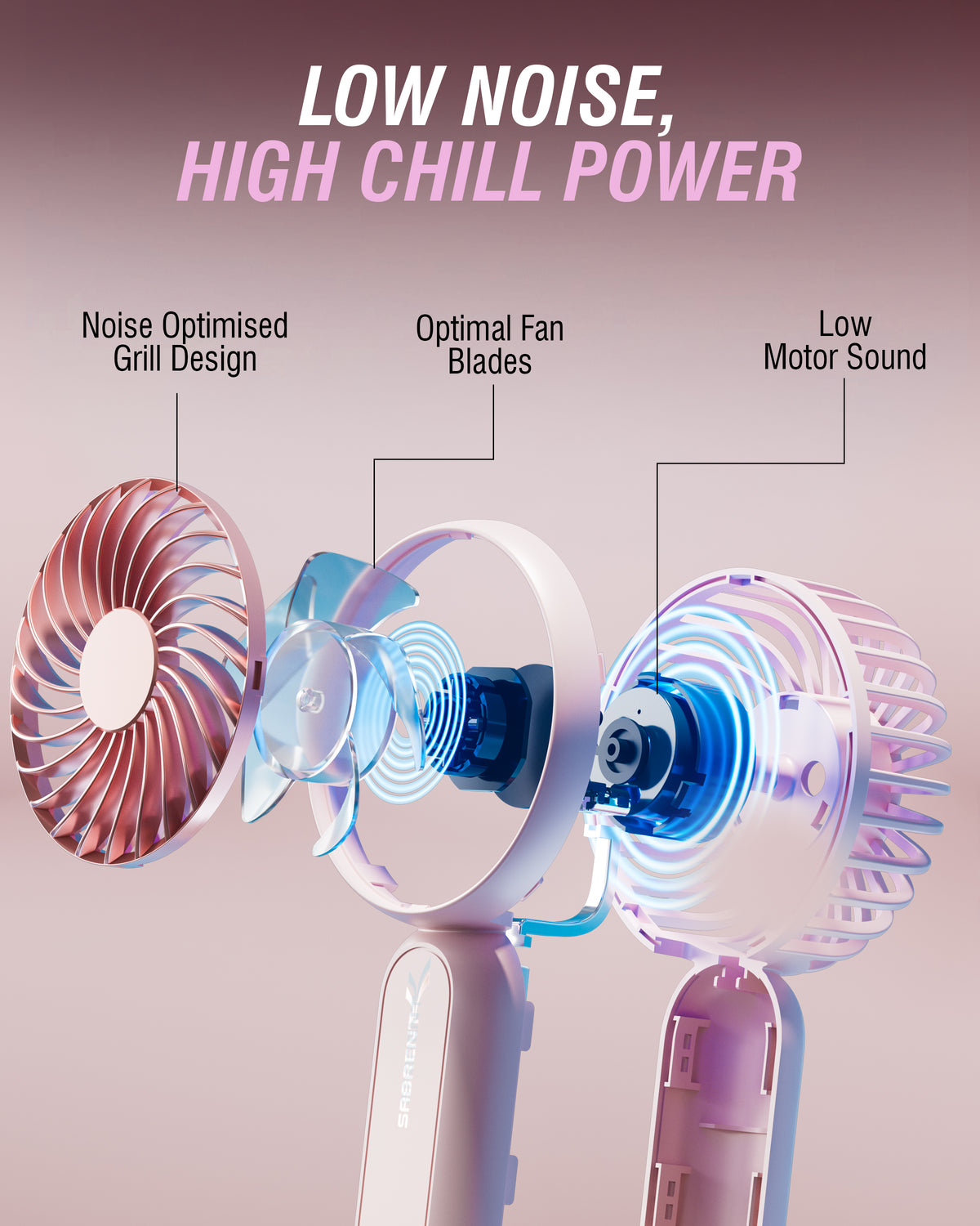 ChillyPop Mini Portable Fan with Hanger