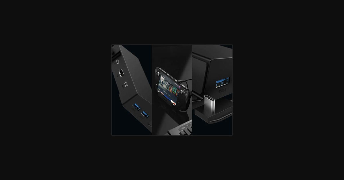 6-Port Docking Station for Steam Deck and USB C Devices