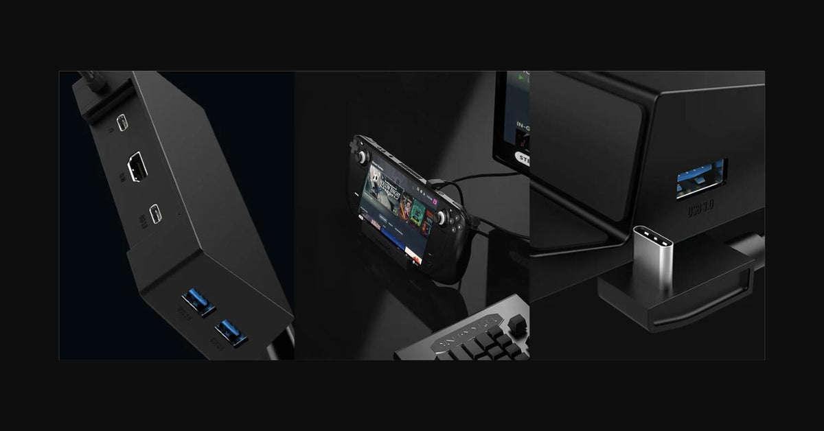 6-Port Docking Station for Steam Deck and USB C Devices