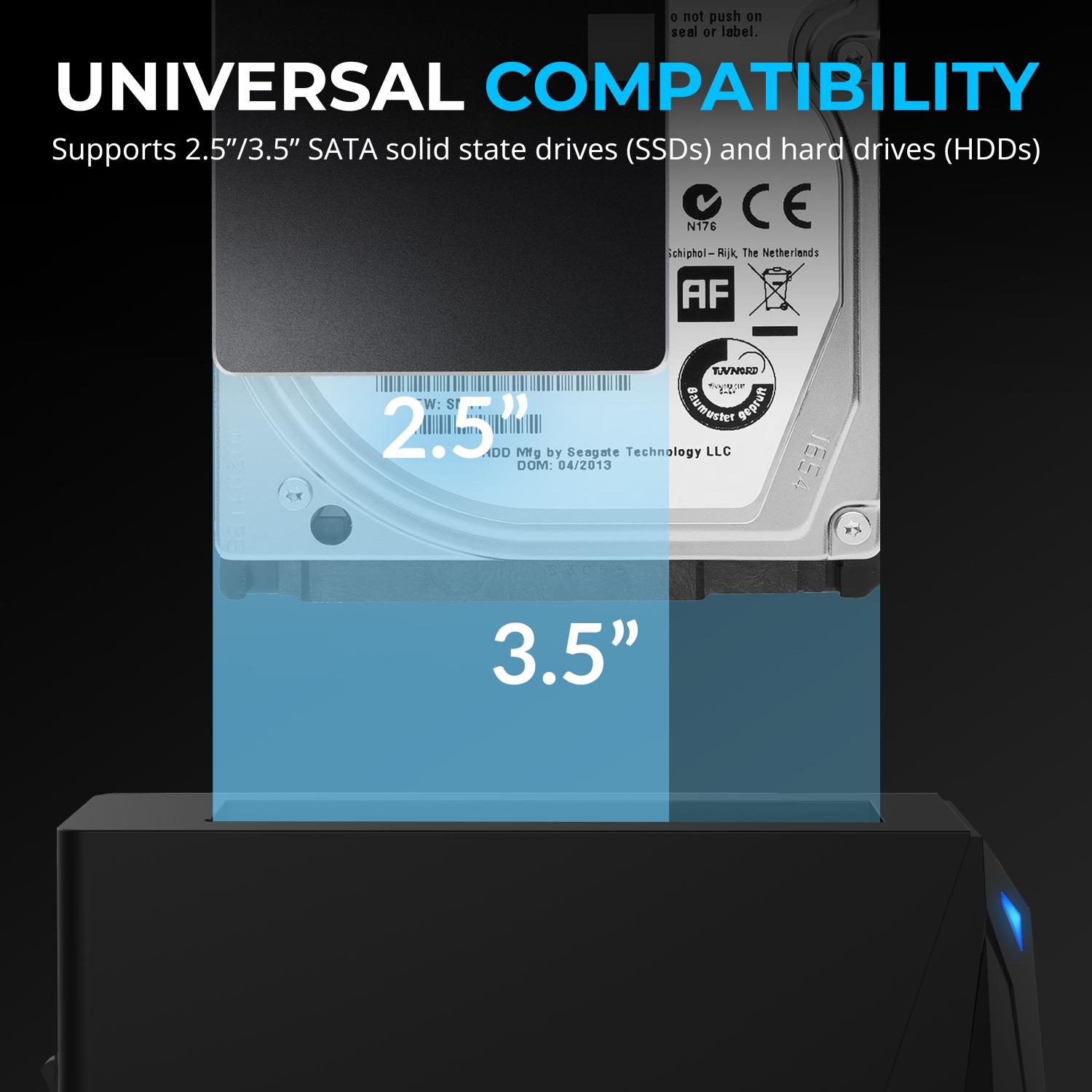 USB-C Hard Drive Docking Station