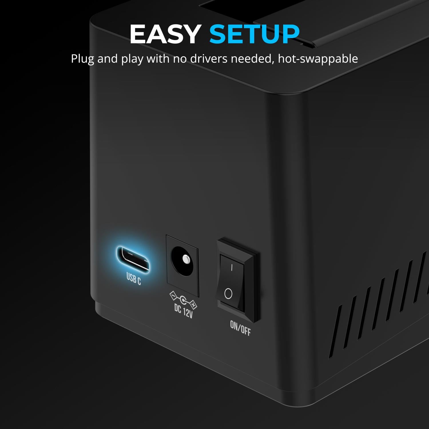 USB-C Hard Drive Docking Station