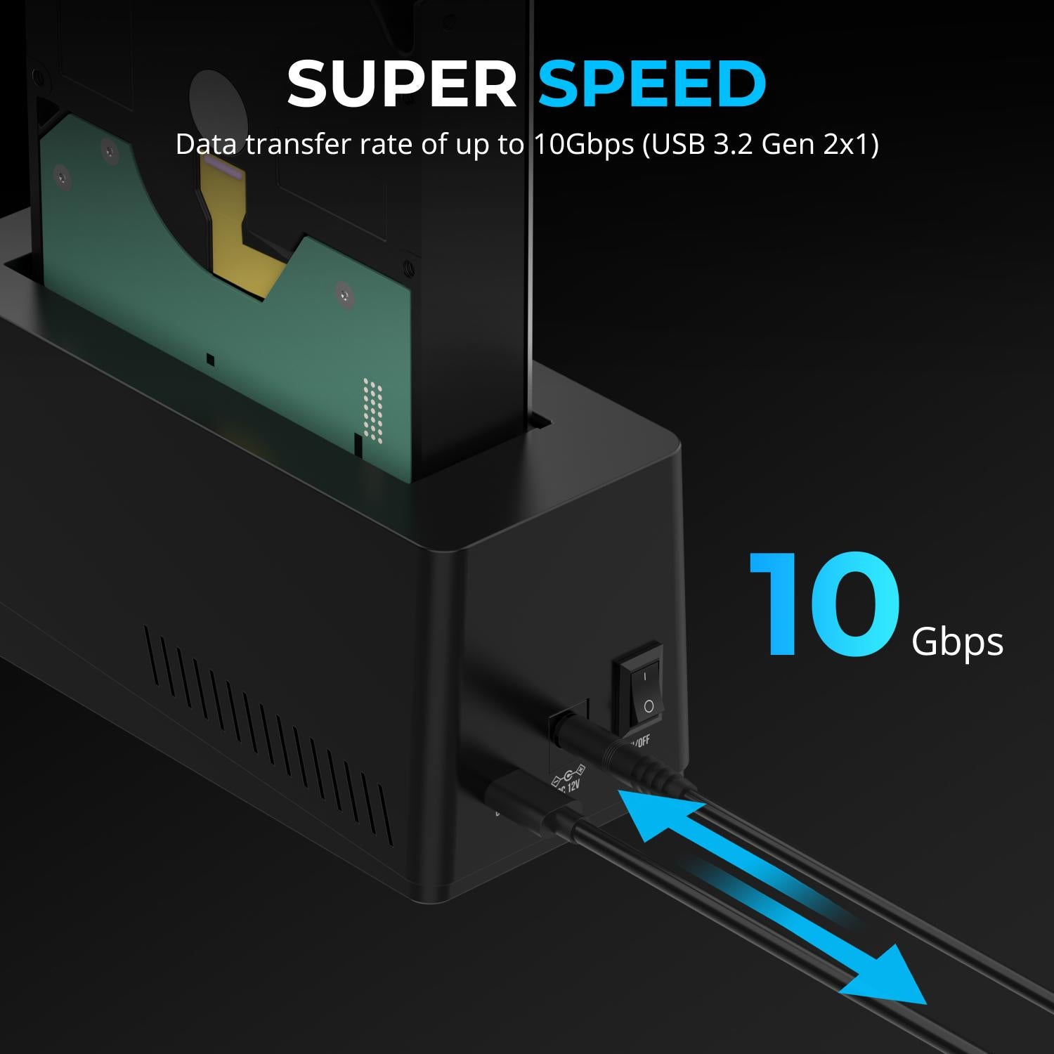 USB-C Hard Drive Docking Station