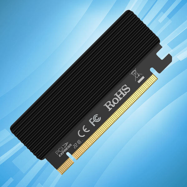 SABRENT NVMe M.2 SSD to PCIe X16/X8/X4 Card with Aluminum Heat