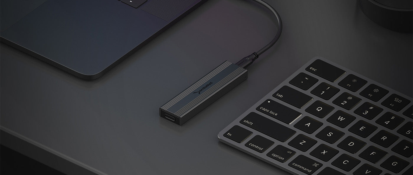 Tool-Free USB Type-C Dual Docking Station for PCIe NVMe M.2 SSDs - Sabrent