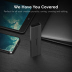 USB 3.2 Type-C Tool-Free Enclosure for M.2 PCIe NVMe and SATA SSDs