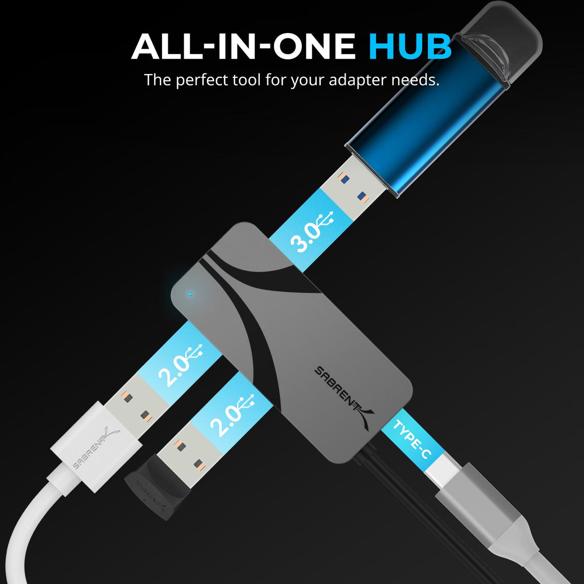 USB-C 3-Port Hub