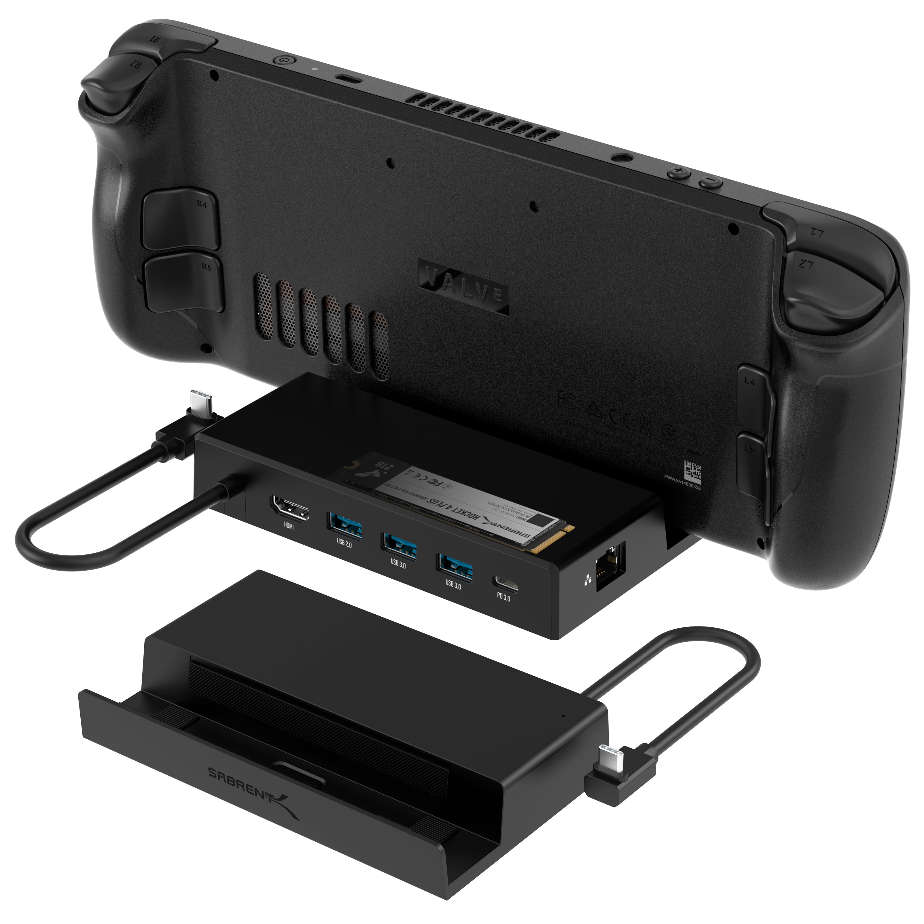 USB Type-C HUB Game Console Base PD Charging for ASUS ROG Ally Docking  Station