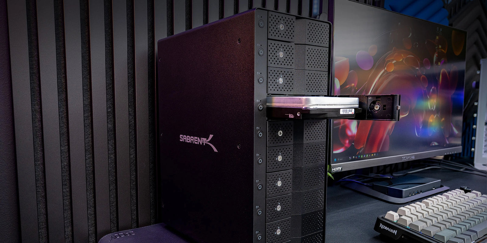 Sabrent 10-Bay 3.5 inch SATA Hard Drive Tray-Less Docking Station