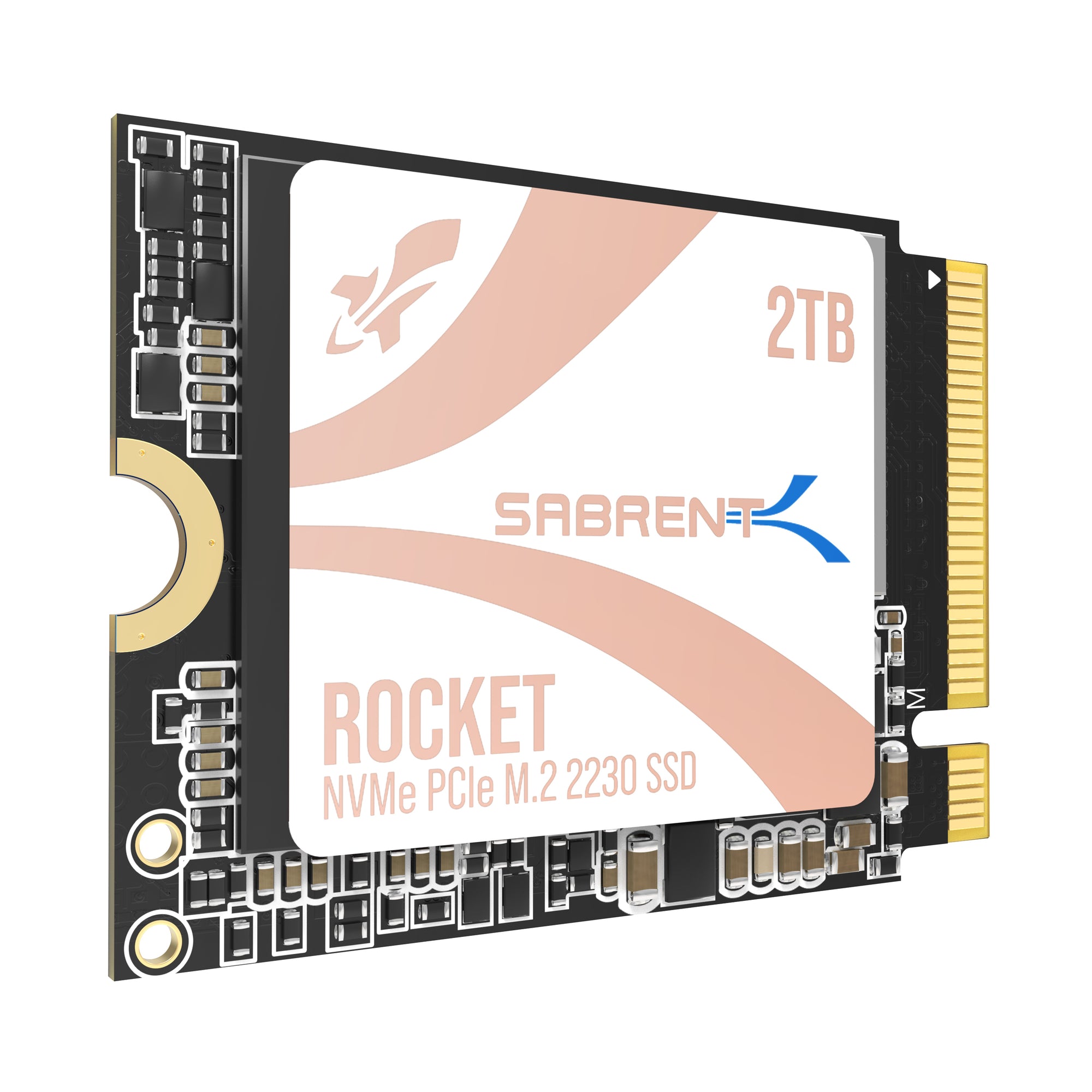 SABRENT M.2 NVMe SSD 2To Gen4 avec dissipateur thermique, SSD interne  7100Mo/s en lecture, disque dur interne PCIe 4.0 pour les joueurs,  compatible