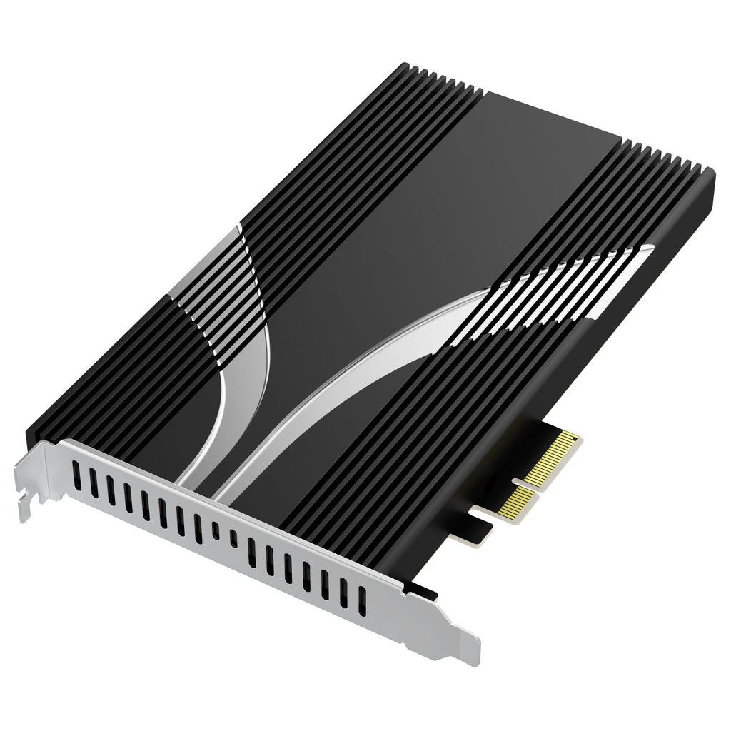 Carte Adaptateur Double M.2 NVMe Vers PCIe X8 - Support 2 SSD NVMe En RAID - Modèle PH45