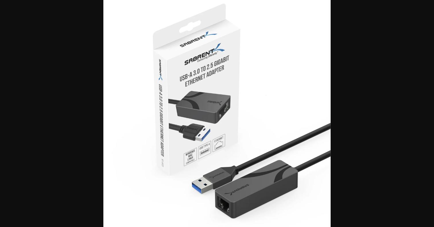 USB-A 3.0 to 2.5 Gigabit Ethernet Adapter