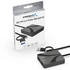 USB Type-C/A to Dual HDMI adapter
