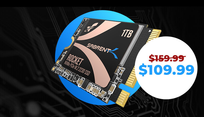 Sabrent's new Rocket 2230 SSD: 5GB/sec for your Steam Deck