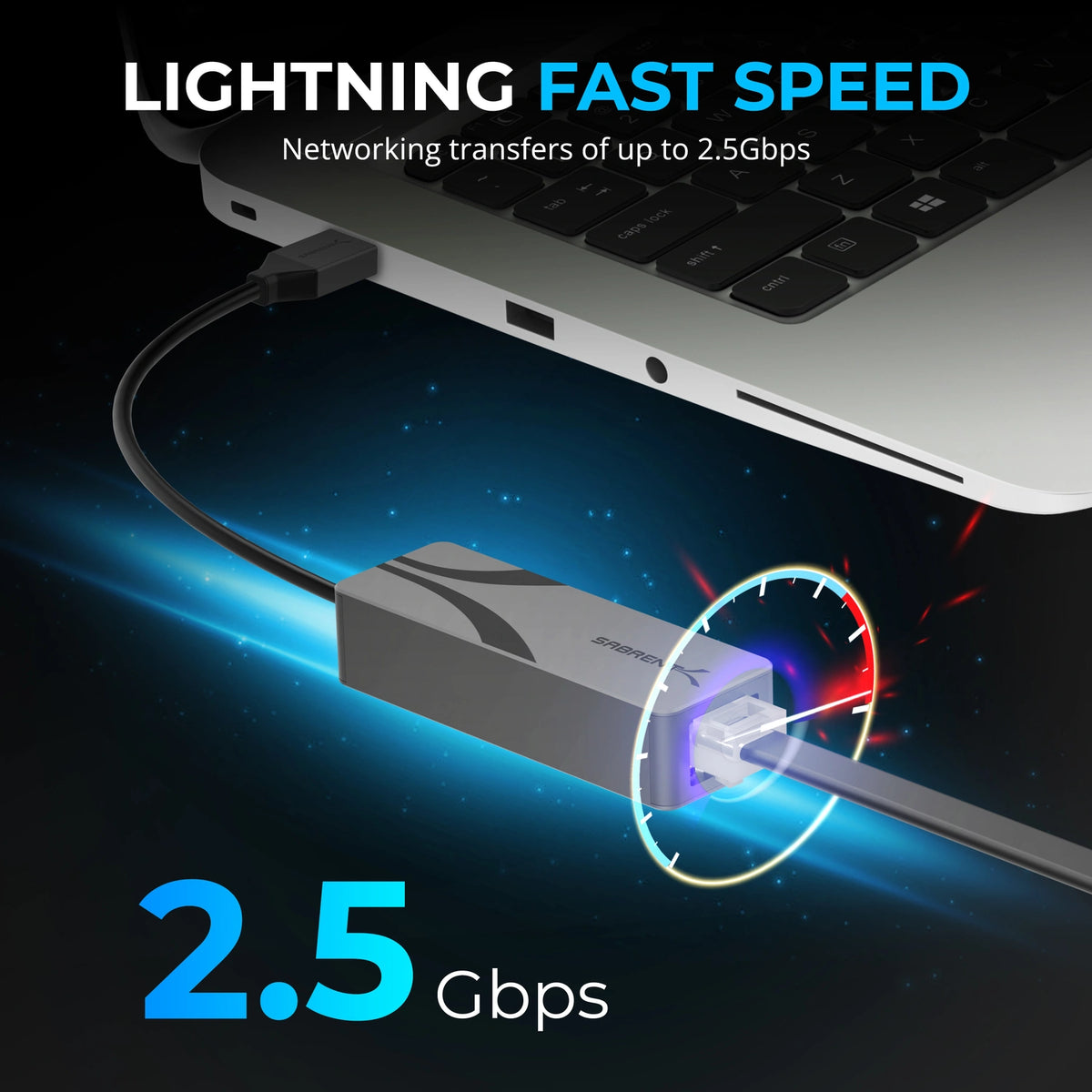 USB-A 3.0 to 2.5 Gigabit Ethernet Adapter