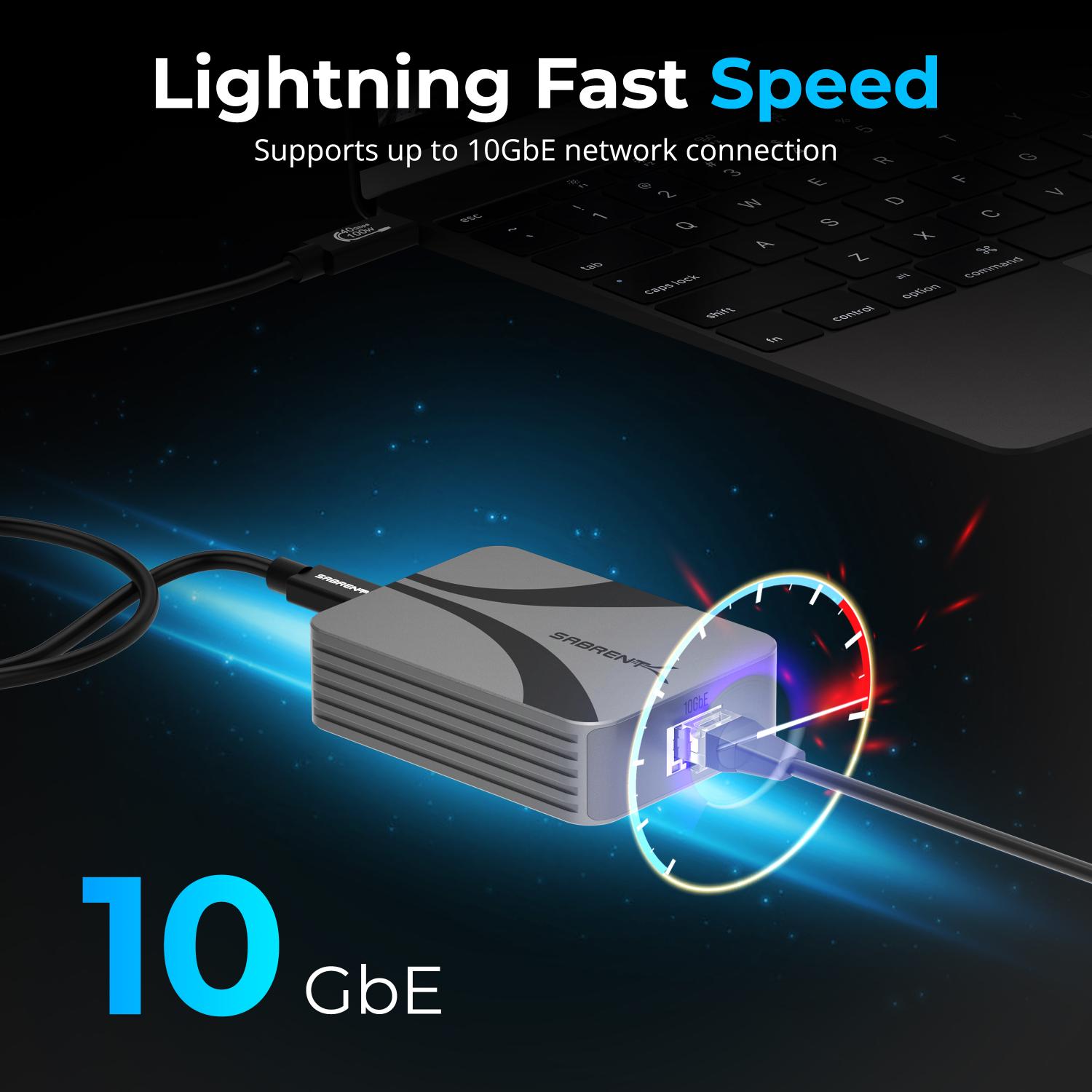 USB4 to 10GbE Network Adapter