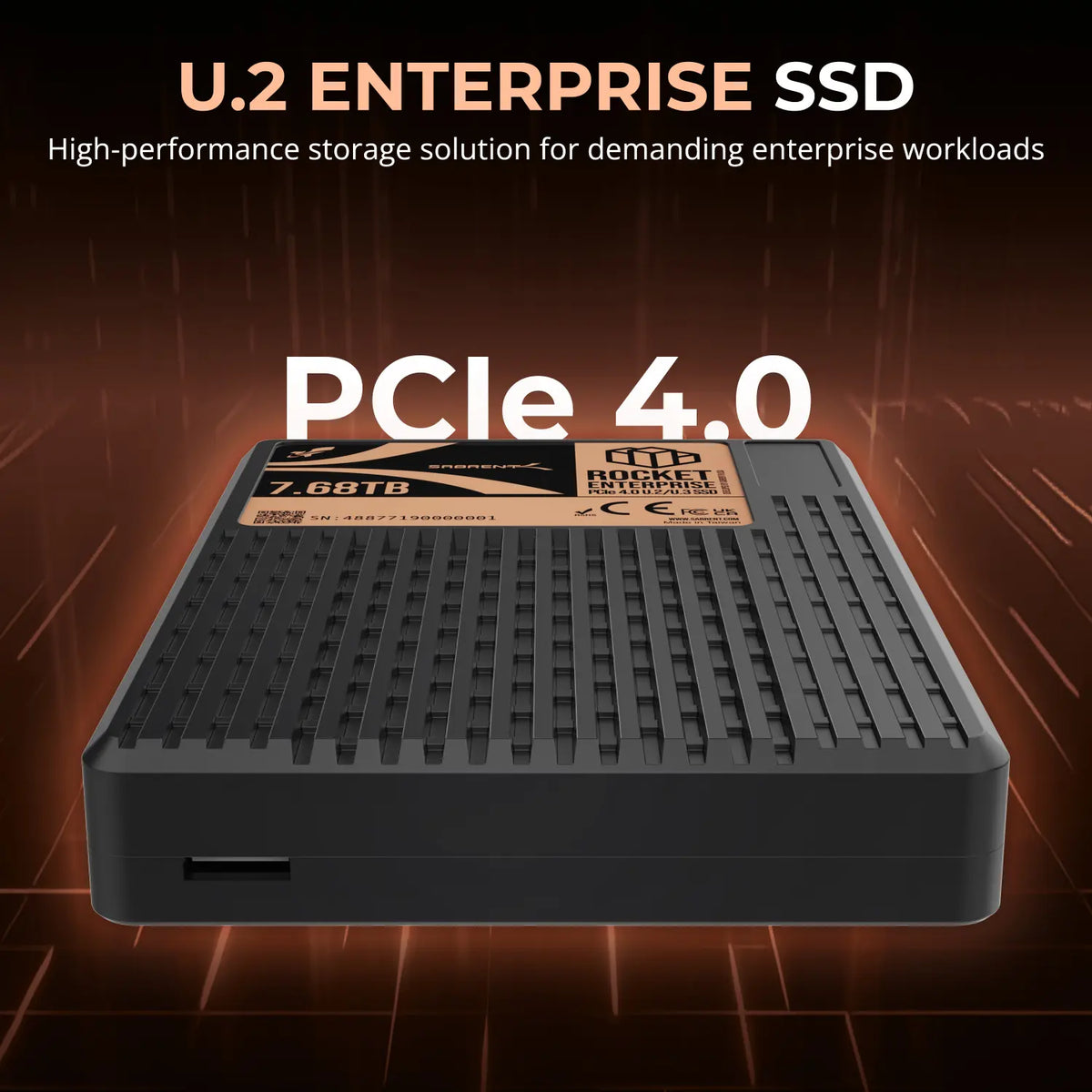 Rocket Enterprise PCIe 4.0 U.2 NVMe SSD
