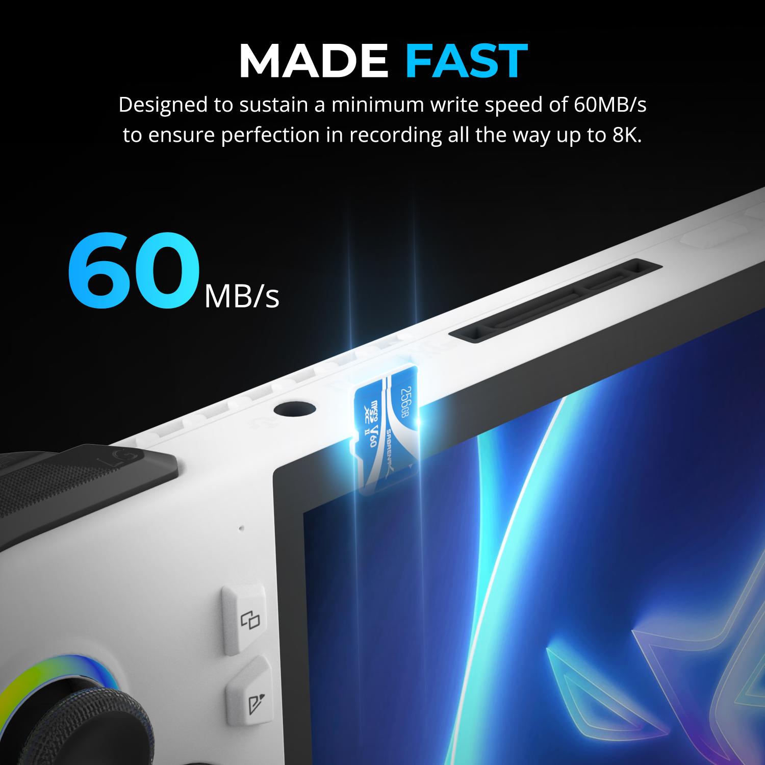 Rocket V60 microSDXC Memory Card - Sabrent