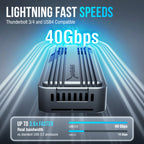 USB4 M.2 PCIe NVMe SSD Enclosure