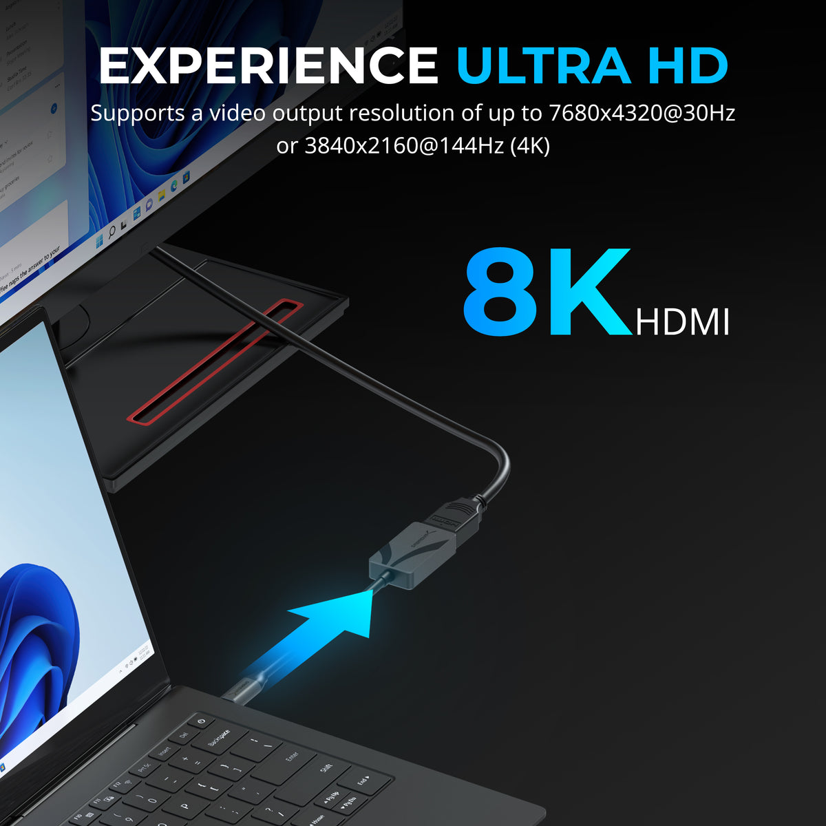 8K USB Type-C to HDMI Adapter