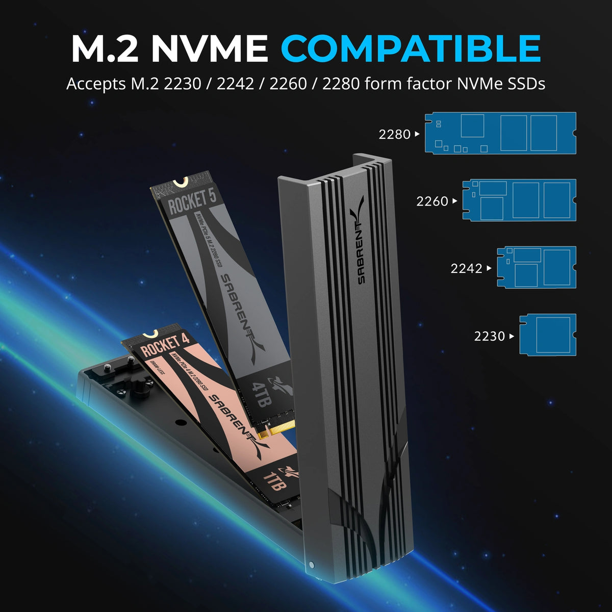 USB 3.2 Type-C Tool-free Enclosure