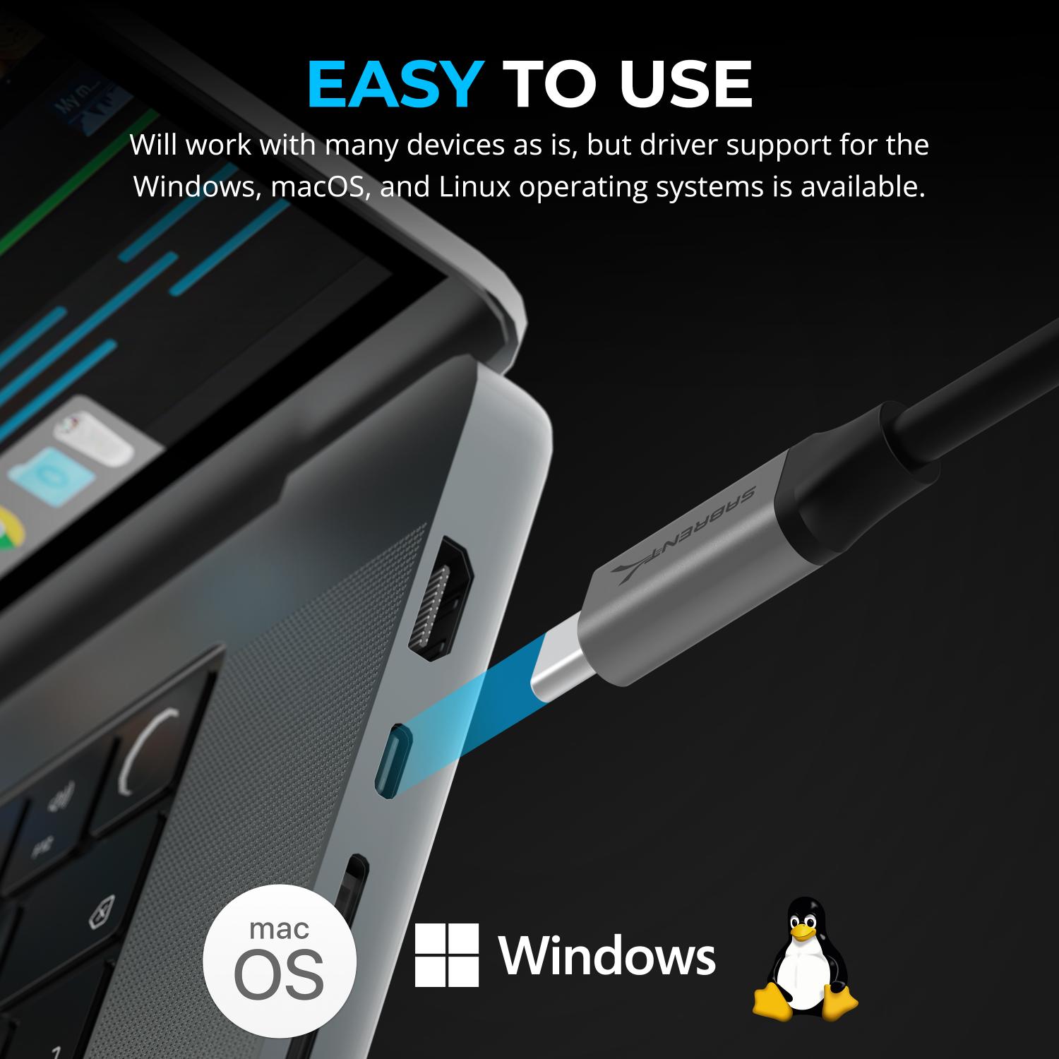 USB C 2.5 Gbps Ethernet Adapter