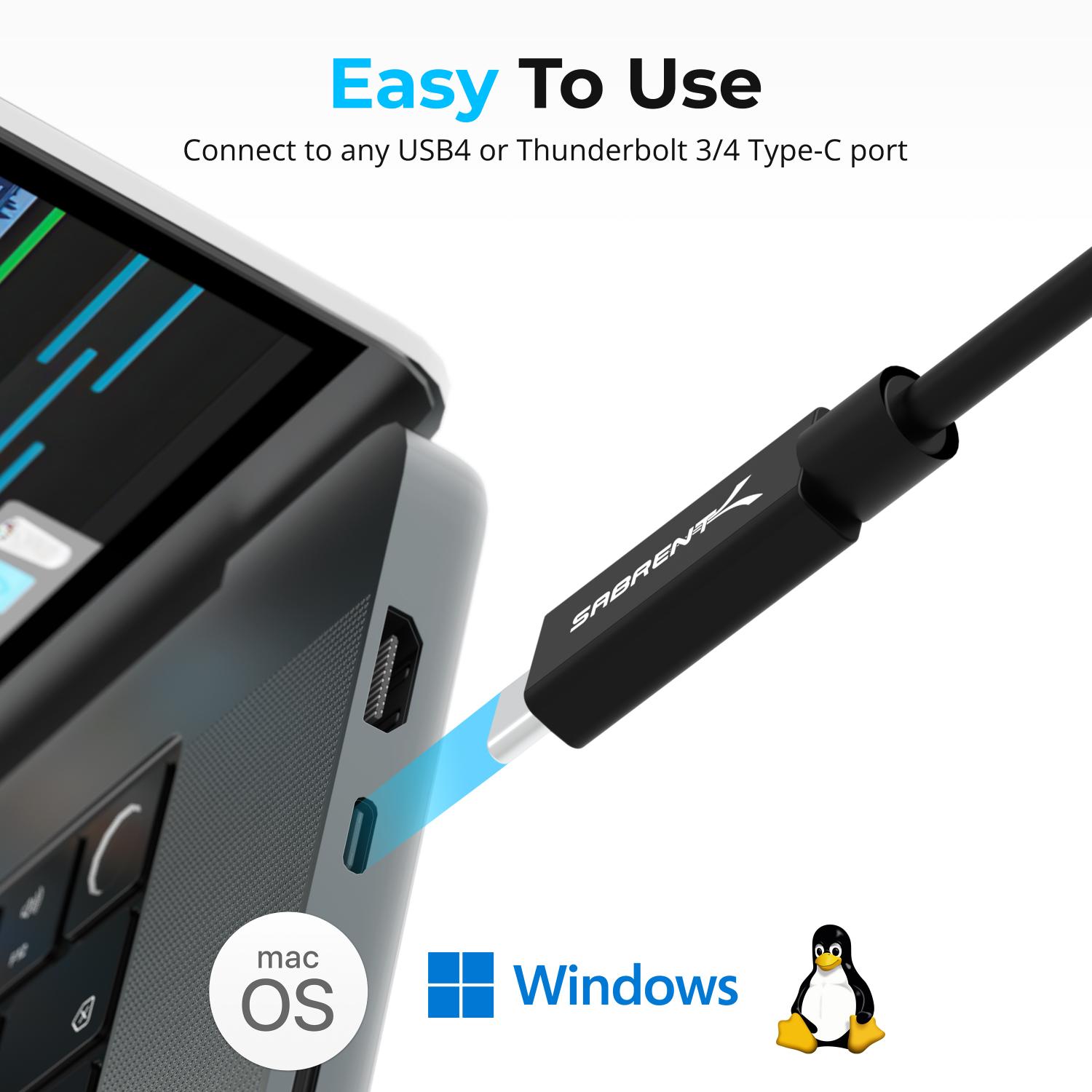 USB4 to 10GbE Network Adapter
