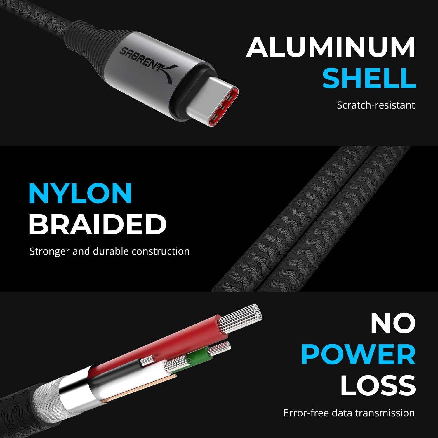 USB C to USB C Charging Cable with Smart Display