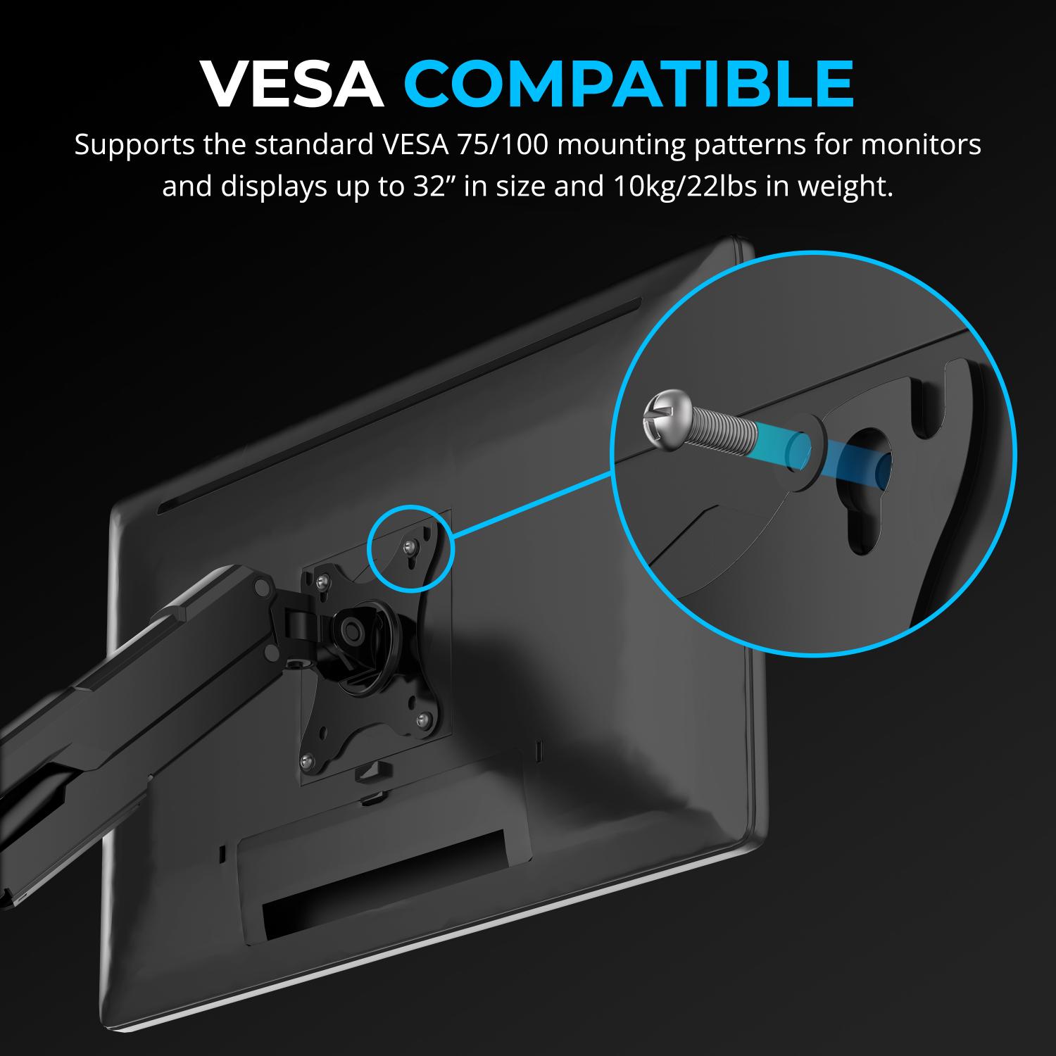Additional Monitor Arm & Mount Upgrade Kit