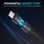 USB C to USB C Charging Cable with Smart Display
