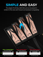 4-Drive M.2 NVMe SSD to PCIe 3.0 x4 Adapter Card