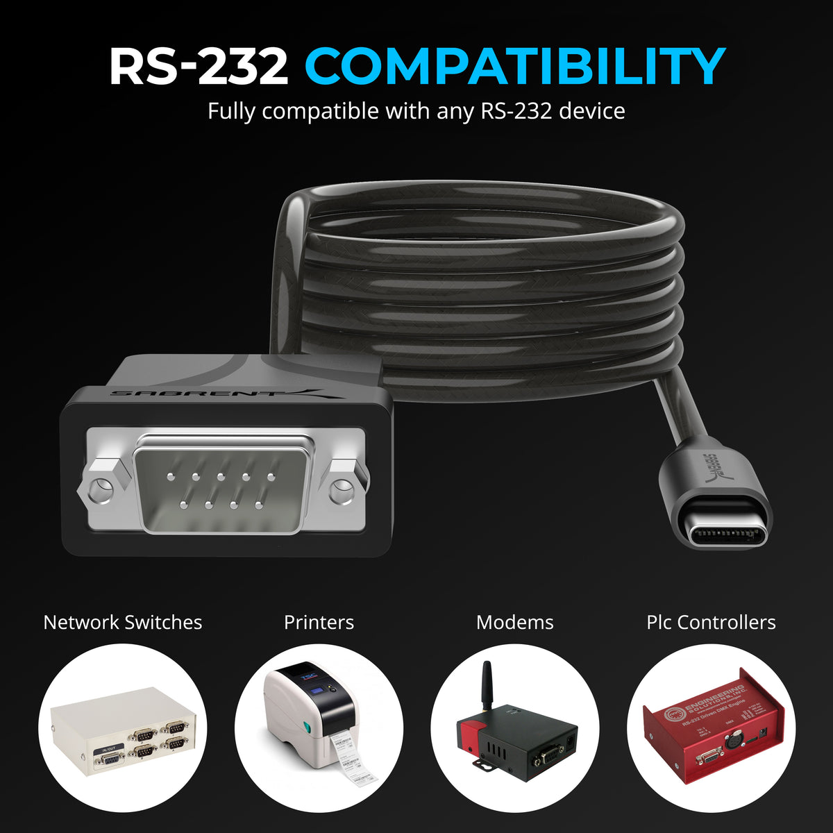 USB-C to Serial Cable