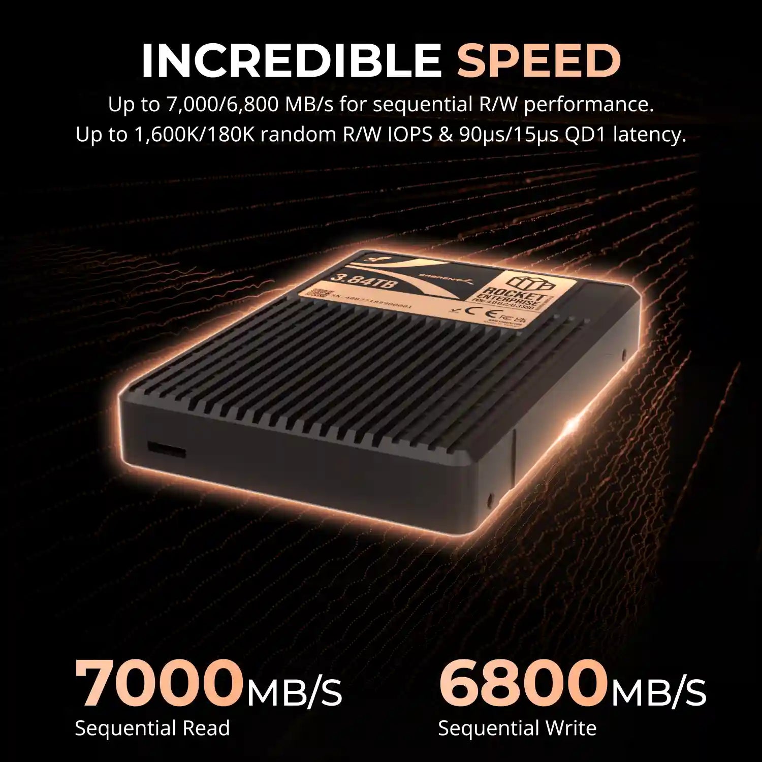 Rocket Enterprise PCIe 4.0 U.2 NVMe SSD