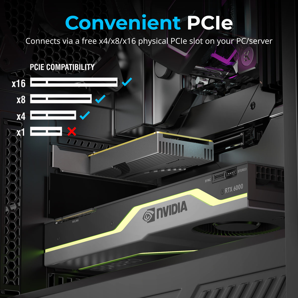 10GbE Internal PCIe Network Adapter – Sabrent