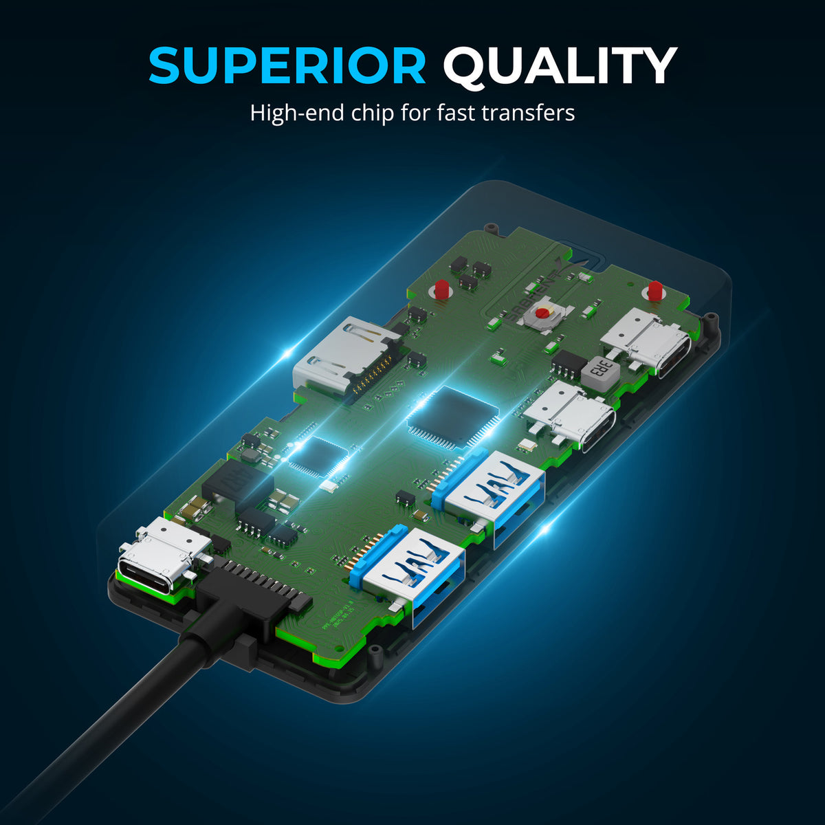 Type-C 10Gbps 5-Port Hub