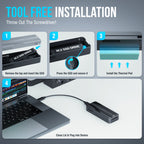 USB4 M.2 PCIe NVMe SSD Enclosure