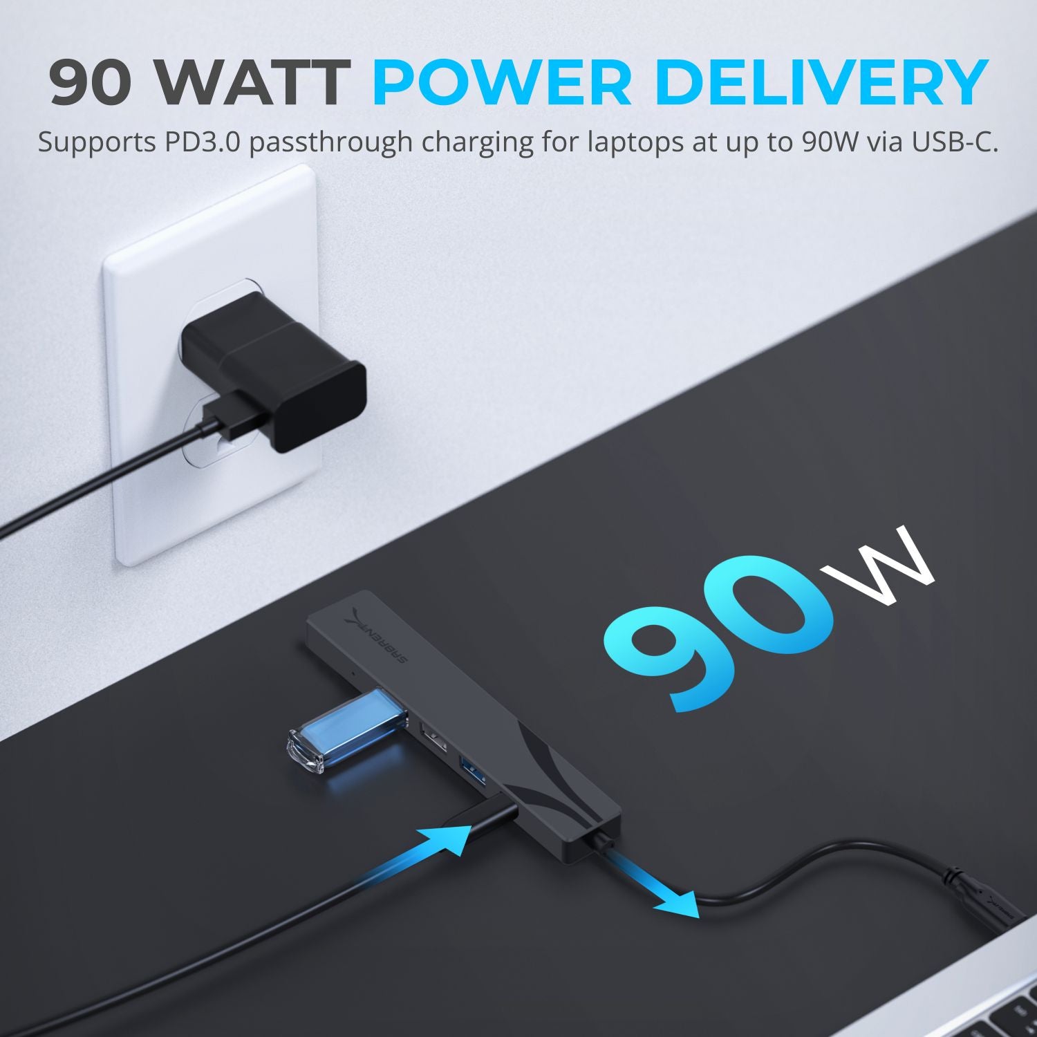 Multi-Port USB-C Hub Sabrent - Main Image