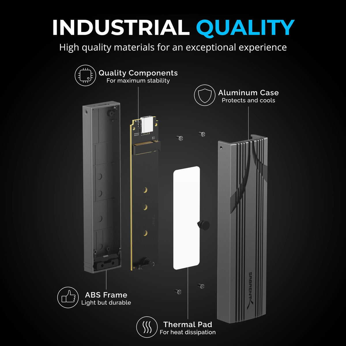 USB 3.2 Type-C Tool-free Enclosure