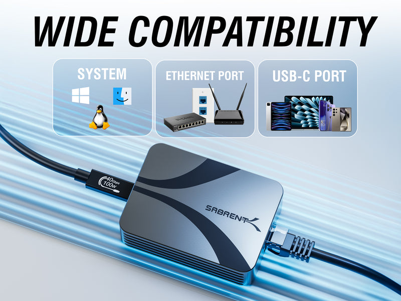 USB4 to 10GbE Network Adapter