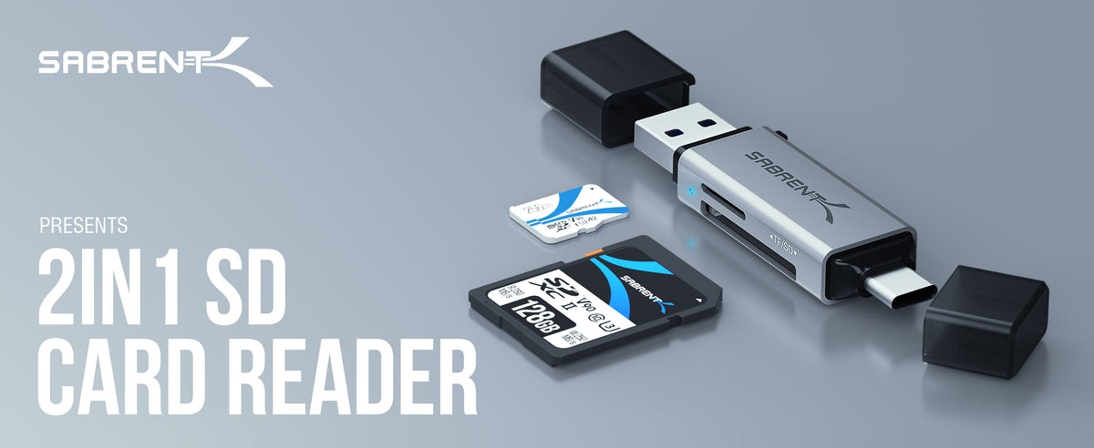 USB 3.0 and USB Type-C OTG Card Reader