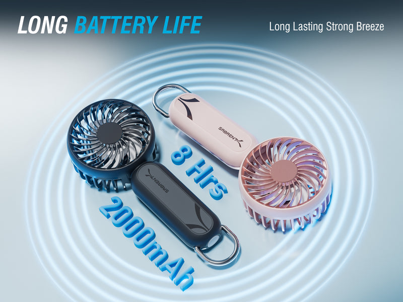 ChillyPop Mini Portable Fan with Hanger