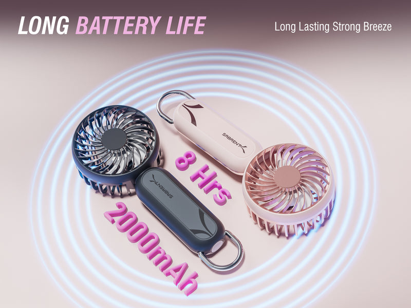 ChillyPop Mini Portable Fan with Hanger