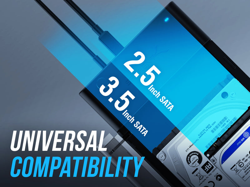 USB 3.0 to SATA External Hard Drive Docking Station