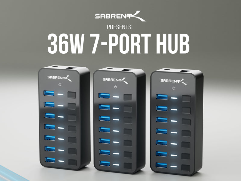 USB 3.0 Hub With Power Switches
