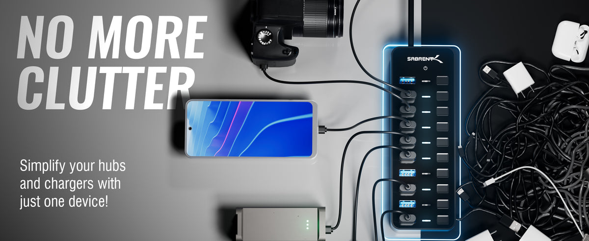 USB 3.0 Hub With Power Switches