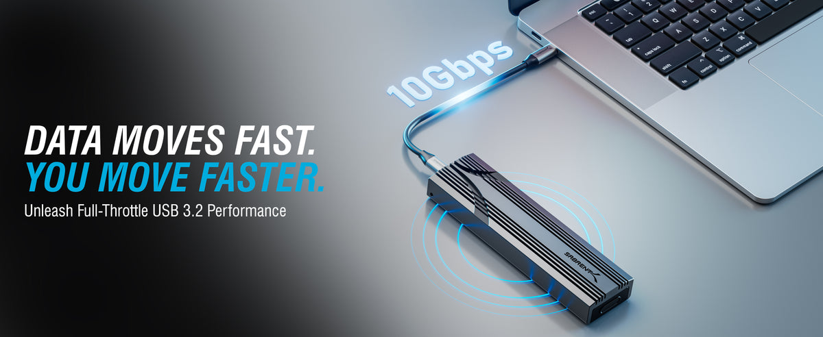 USB 3.2 Type-C Tool-free Enclosure