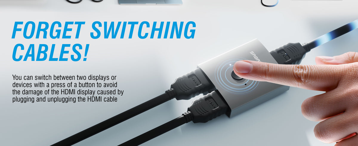 2-Port 4K HDMI Sharing Switch